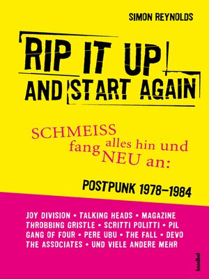 cover image of Rip It Up and Start Again
